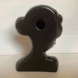 Antique bust of an African woman to stand or hang