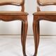 Series of 5 cane chairs, backs and seats, Louis XV style