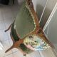 Paire de fauteuils en bois sculpté, XXème s.