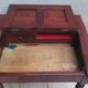 19th-century walnut writing desk