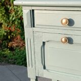 Repurposed bedside table