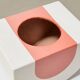 Rare Kua vase by Ettore Sottsass for Cedit Italy 1968