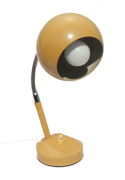 Lamp vintage bedside switch enamelled metal office