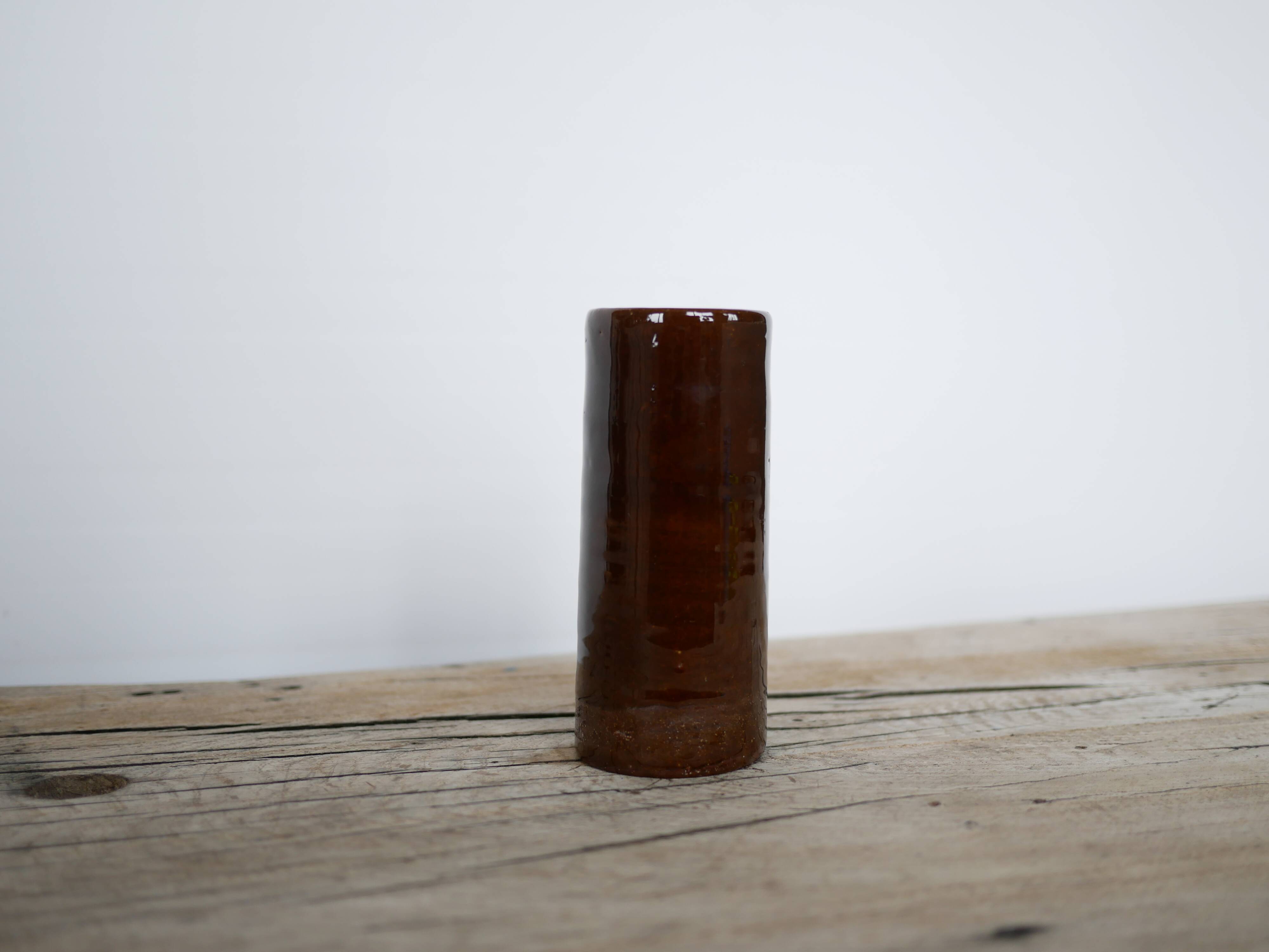 Vase vintage en grès émaillé