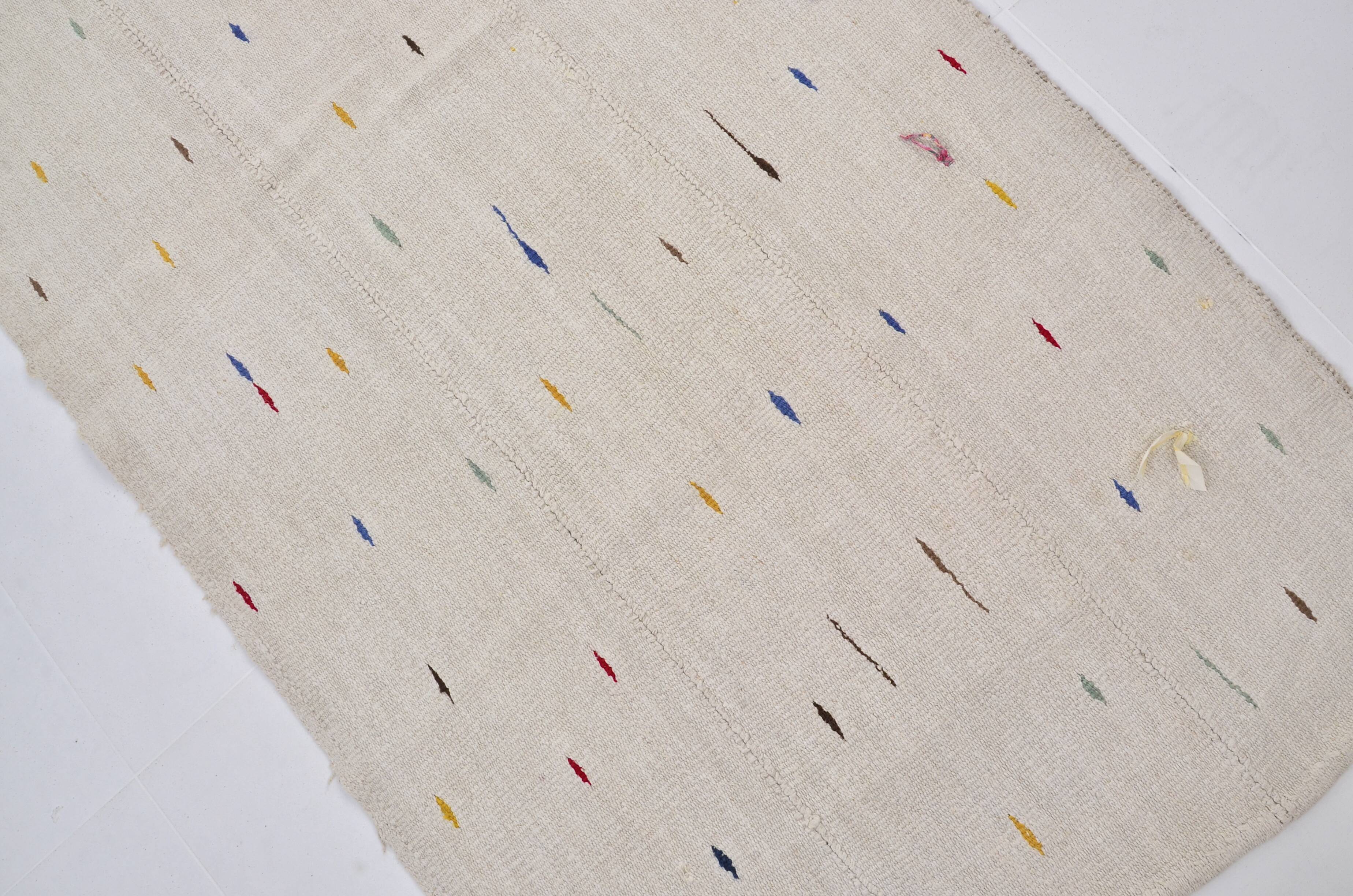 Anatolian Decorative Tribal Hemp Kilim Rug  sku 3652