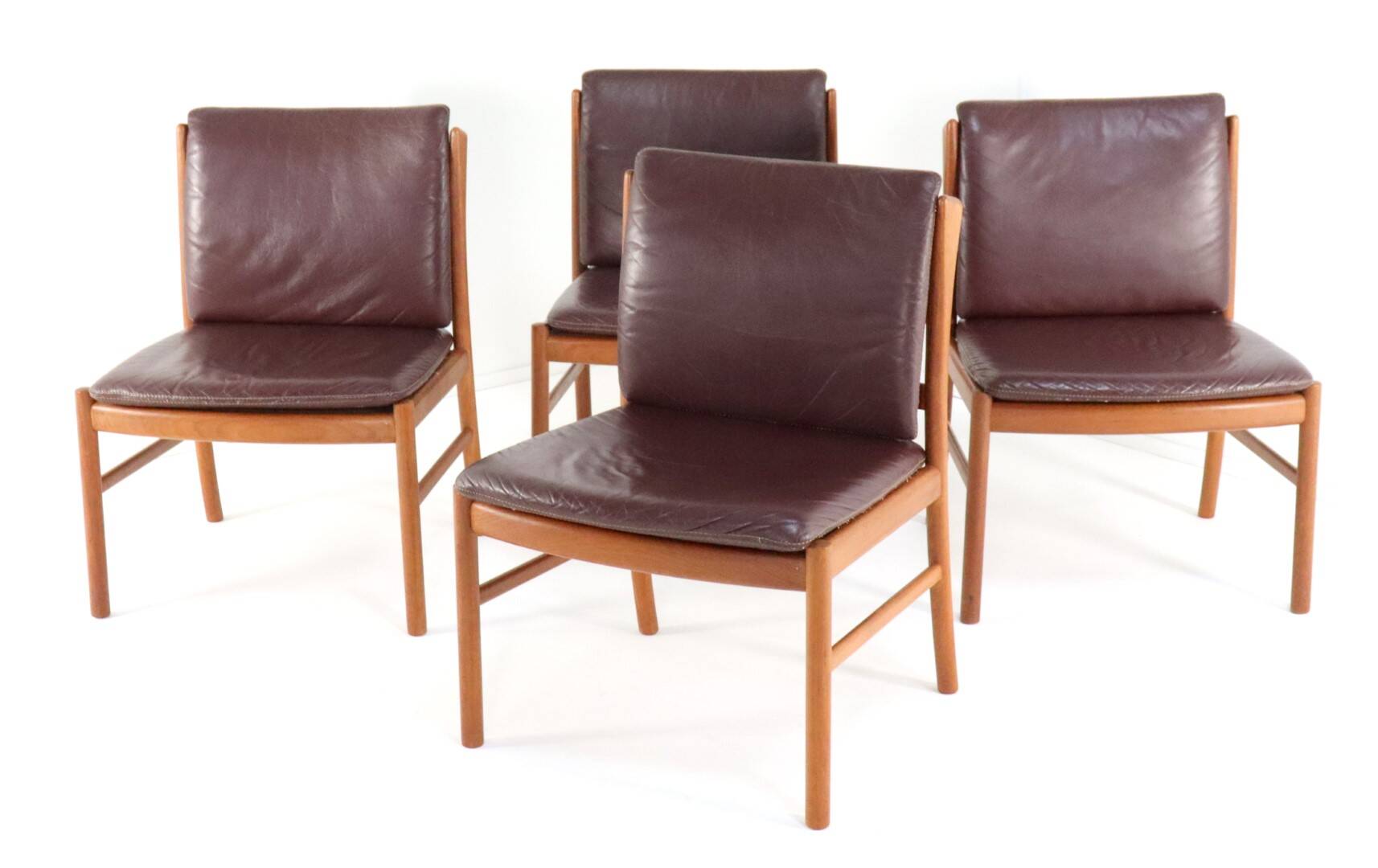 Ensemble de 4 chaises japonaise par Hita Kogei 'Nikko