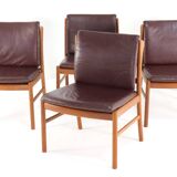 Ensemble de 4 chaises japonaise par Hita Kogei 'Nikko