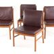 Ensemble de 4 chaises japonaise par Hita Kogei 'Nikko