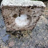 Old reconstituted stone column Antique decor
