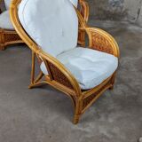 Rattan living room