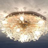 Austrian Flower Ceiling Lamp by Emil Stejnar for Rupert Nikoll, Vienna, Austria, 1950s