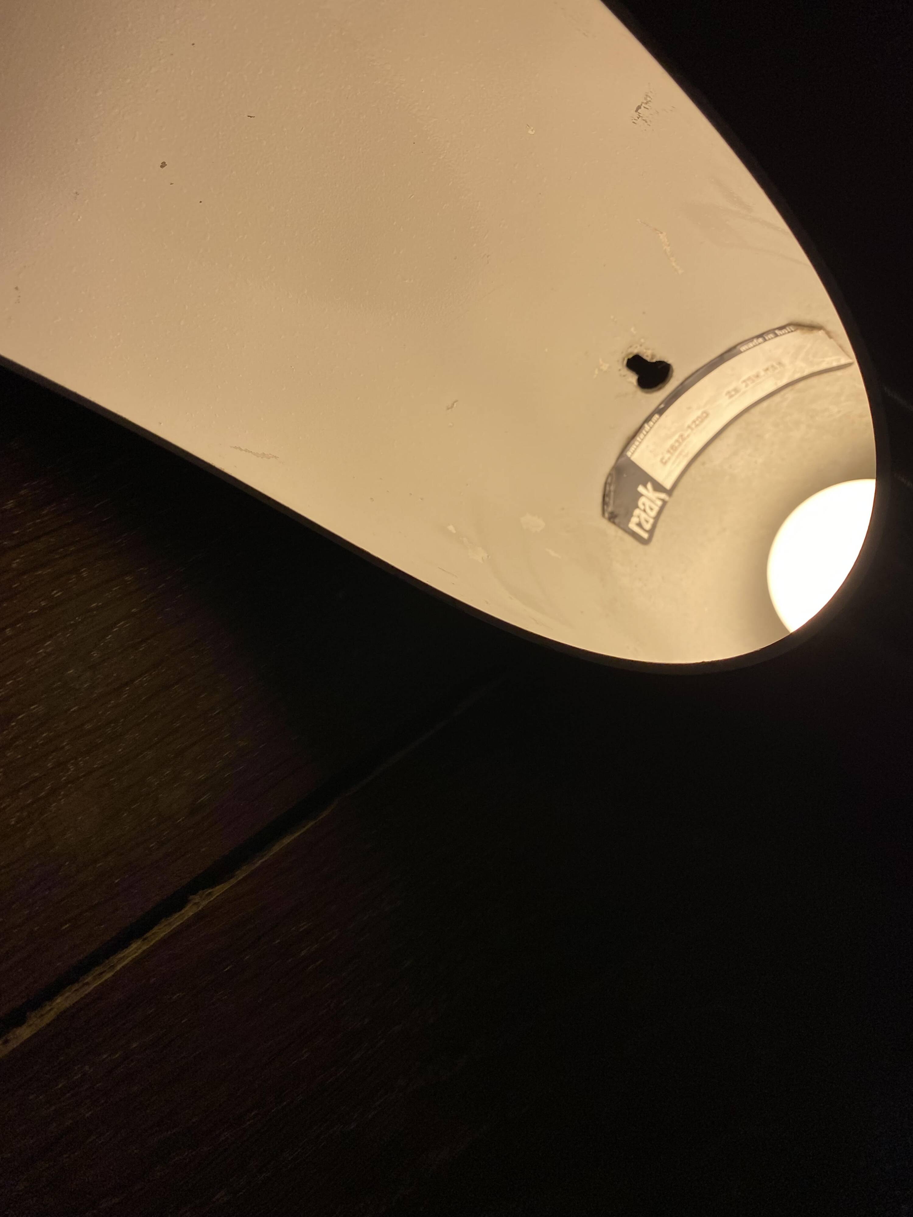 N3 Sconce Fuga XL copper / rosé wall light Raak Komulainen 1970 vintage