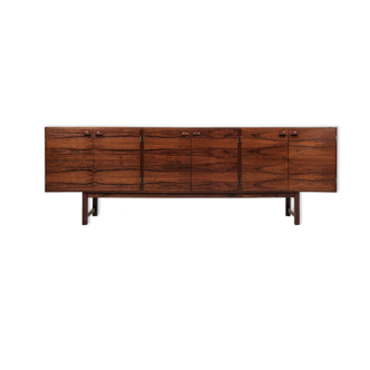 Midcentury Danish sideboard with 6 doors in rosewood 1960s