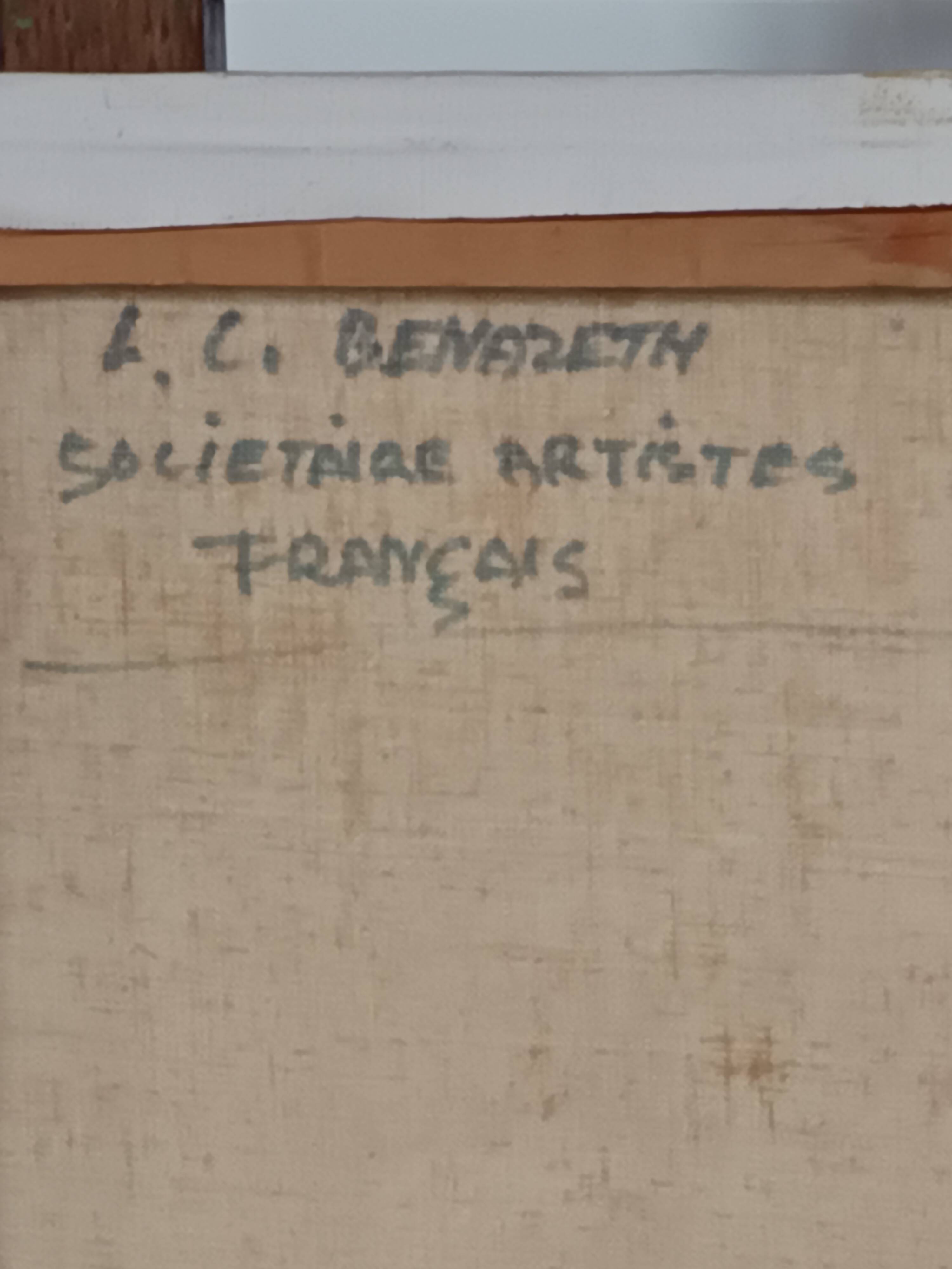 oil on canvas by the Provençal painter L C Benazeth