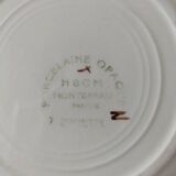 6 dessert plates HBCM Montereau model Huguette