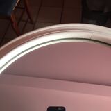Wooden round mirror 48cm