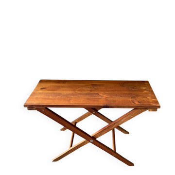 Table basse rectangulaire en bois