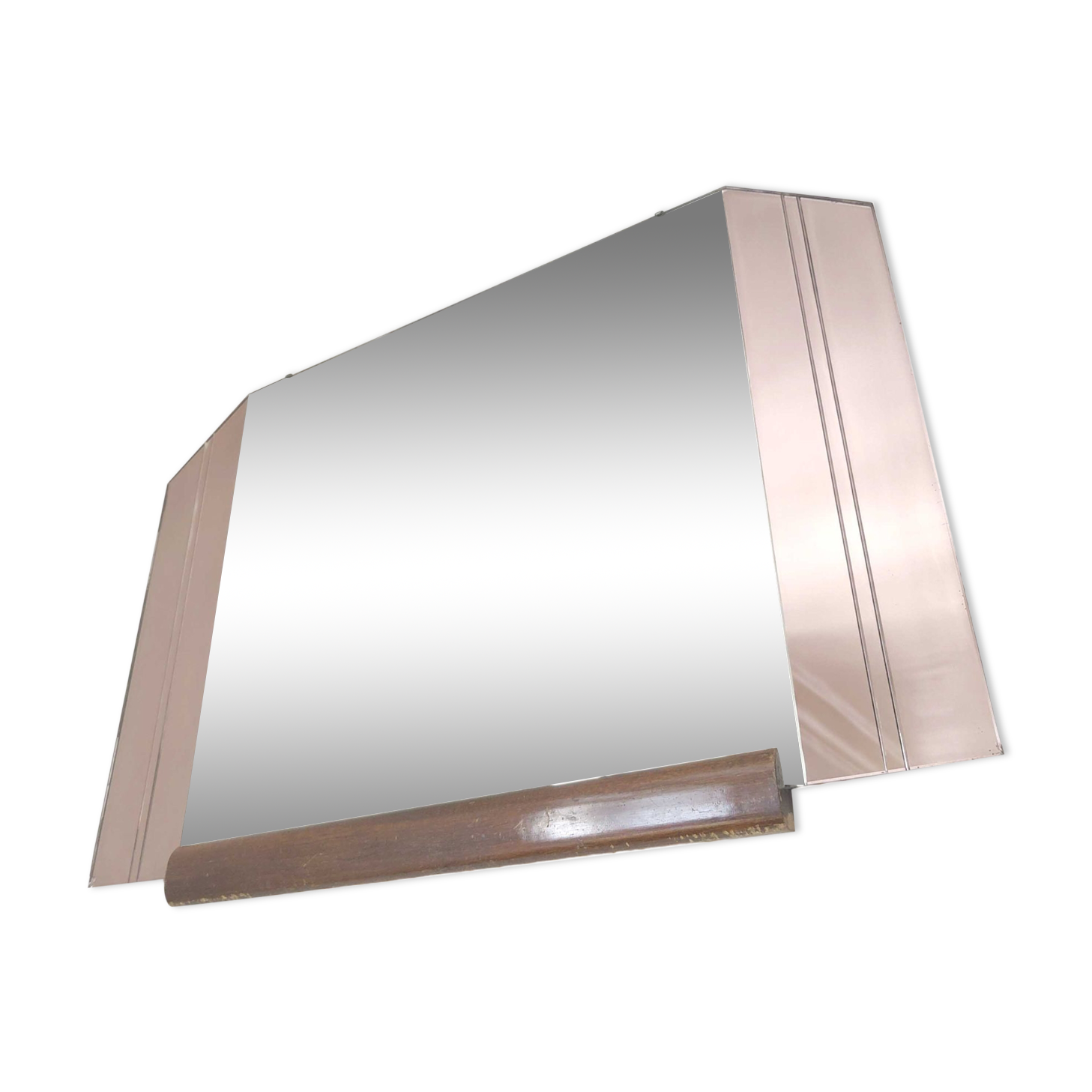 Hexagonal art deco mirror 70x47cm