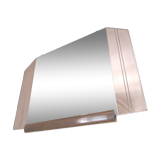 Miroir hexagonal art déco 70x47cm