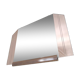Hexagonal art deco mirror 70x47cm