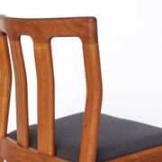 Set of 4 Teak Dining Chairs by Dyrlund, 1960s Danish Mid-Century Modern