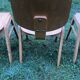 Dining chairs in vintage beech 60s