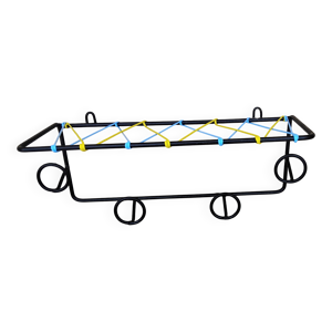 Porte manteau mural scoubidou