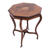 Table marquetée, France, fin du XIXe siècle.