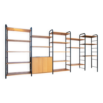 Superb modular shelving system/vintage library Niklas 1980 Ikea