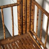 Speckled bamboo shelf