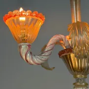 Small Venetian chandelier made of Murano glass circa 1940.