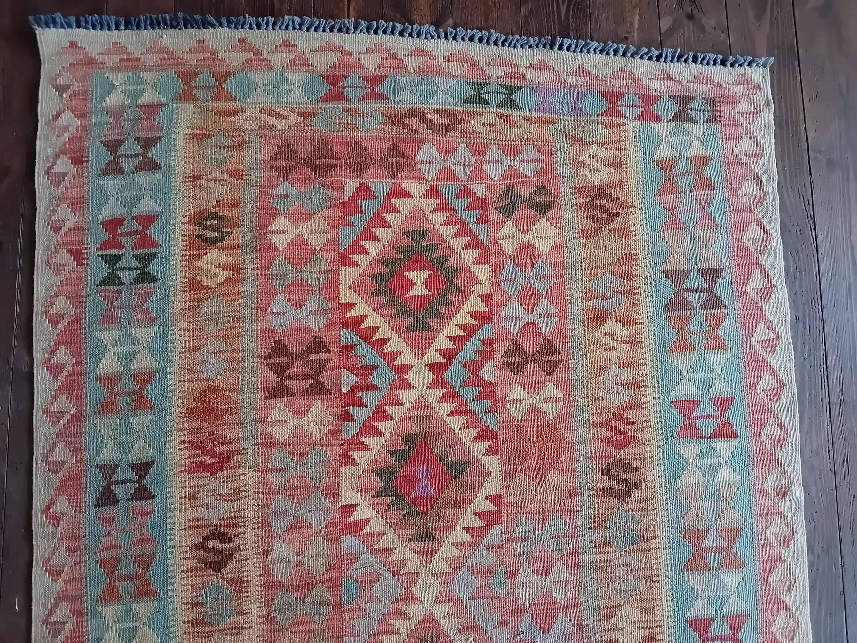 Kilim Afghan fait main 220x118cm