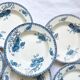 6 hollow plates Terre de Fer sarreguemines Royat