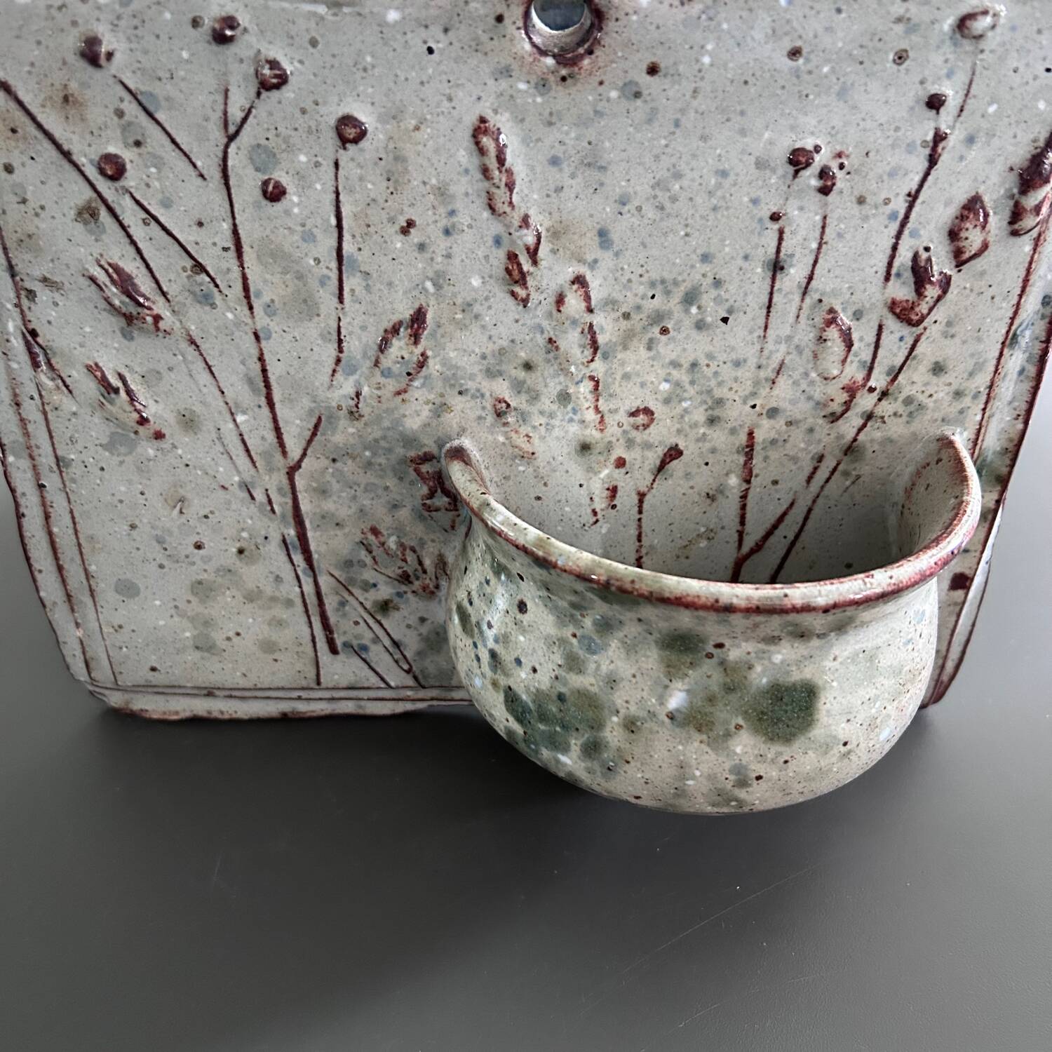 Handcrafted wall planter