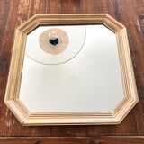 Octagonal golden mirror