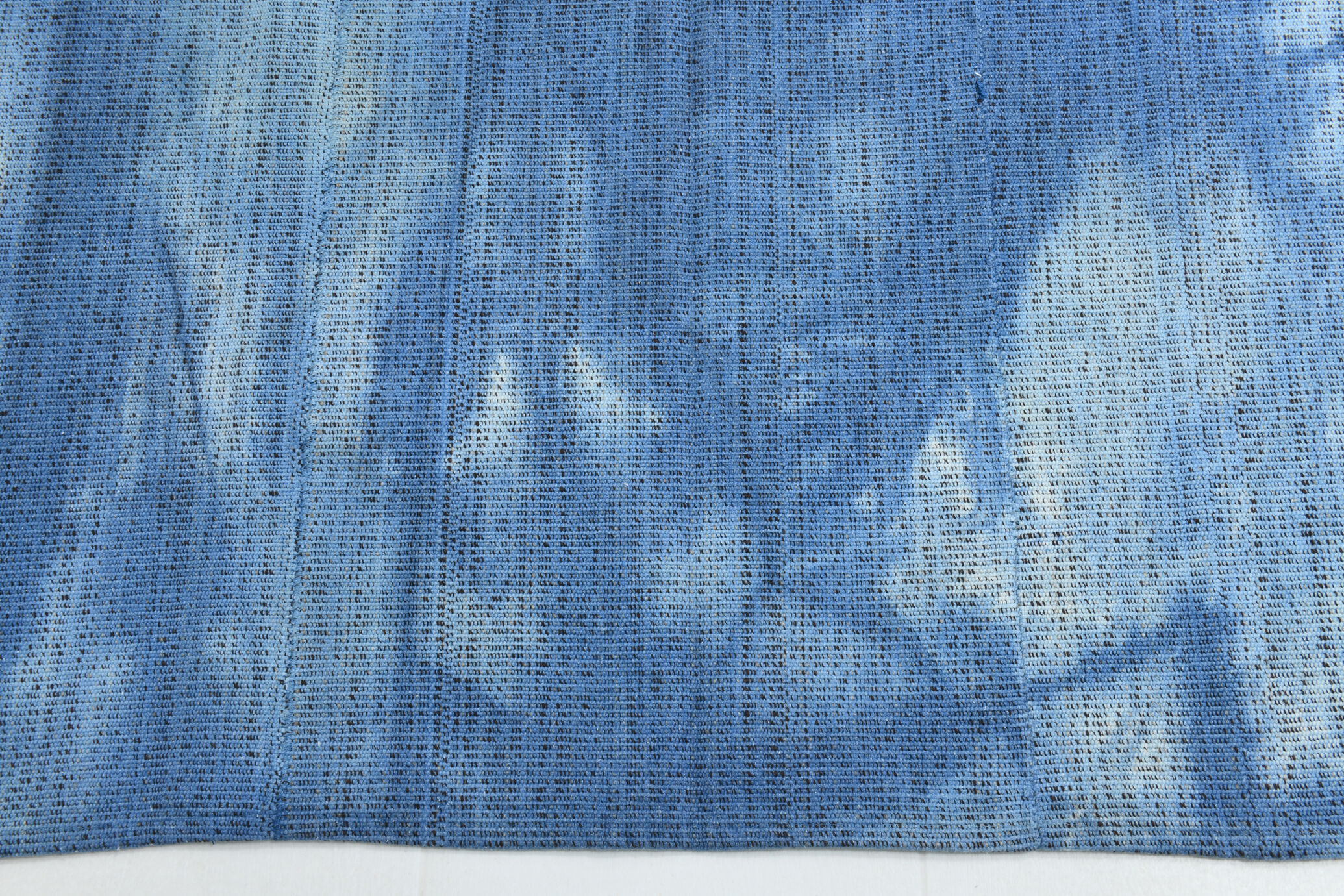 Blue oversize turkish rug 357x270cm