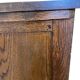 Vintage wooden filing cabinet with roller shutter