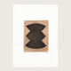 Peinture sur papier illustration M255 signée Eawy