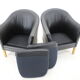 Paire de fauteuils en cuir Mogens Hansen, Danemark