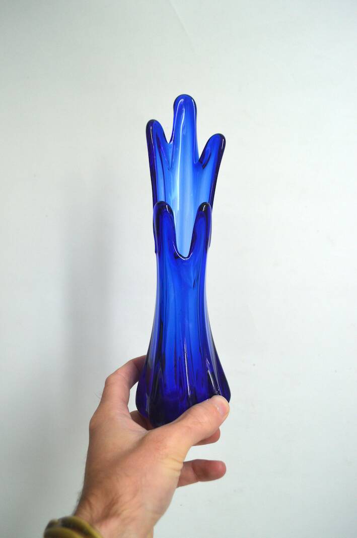 Vintage cobalt vase