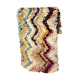 Moroccan carpet boucherouite zig zag