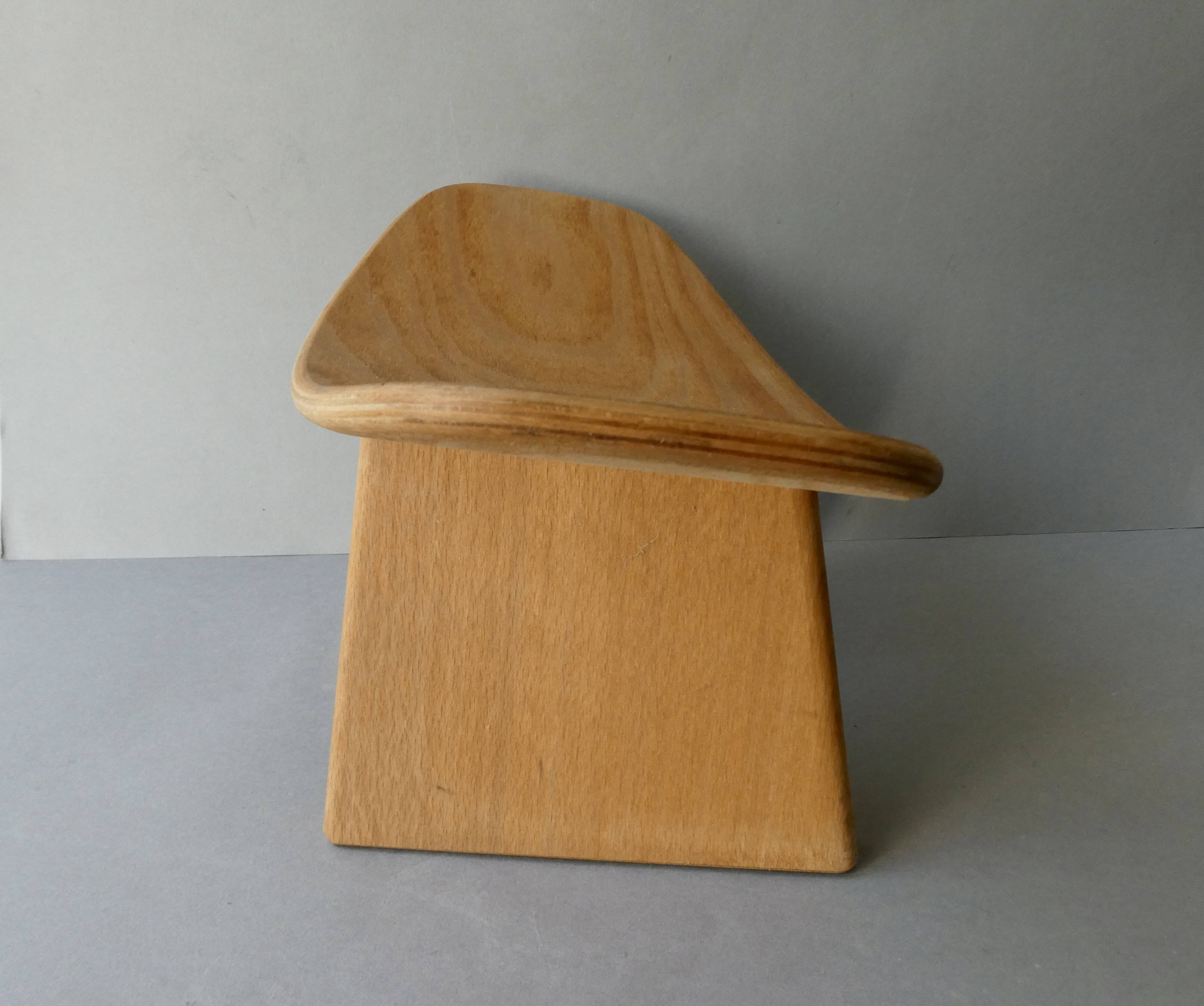 Shoggi stool signed by Alain Gaubert