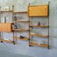 Mid-century modular teak wall unit by john texmon for blindheim mobelfabrik, norway, 1960s