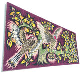 Large tapestry canvas 114 by 49cm 70s
