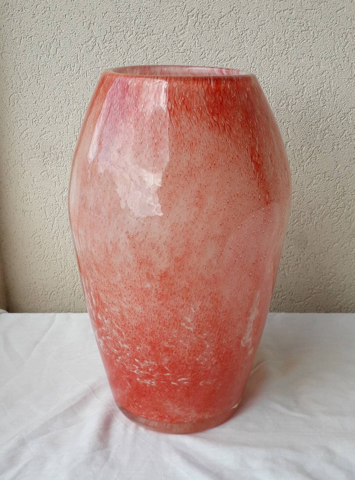 Blown glass vase