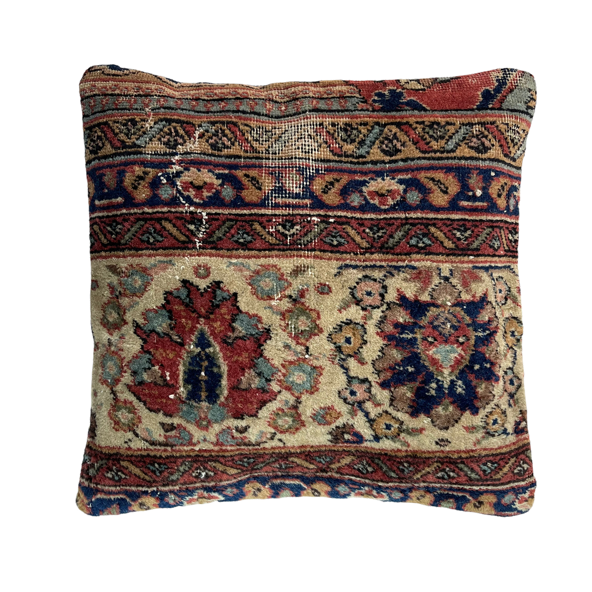 Housse de coussin de tapis turc vintage  45 x 45 cm