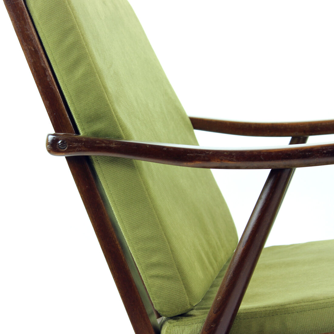 Boomerang Armchair From Ton, Czechoslovakia, 1960s