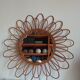 Vintage bamboo mirror 62clm