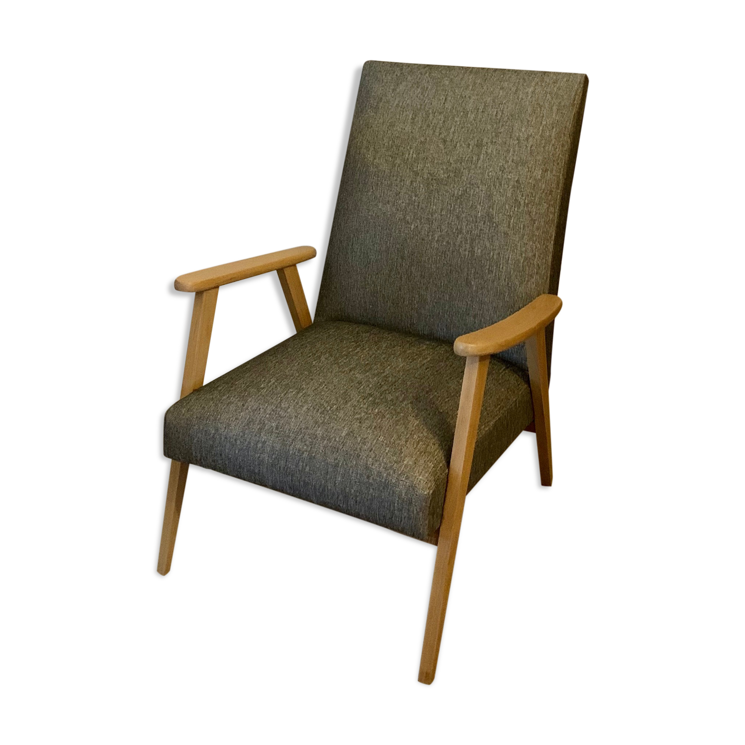 Grey Scandinavian armchair