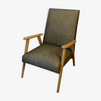 Grey Scandinavian armchair